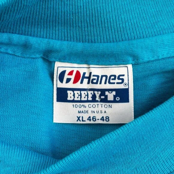 Vintage 1981 CALIFORNIA SHORT SLEEVE T SHIRT 80s LIFESTYLES Graphic XL Men's - Picture 4 of 8